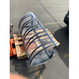 Велопарковка на 4 места, закруглённая