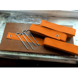 Разметка для пляжного футбола 28х37м - оранжевый (ленты)