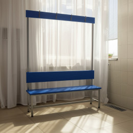 Мягкая скамейка для раздевалки 1,0м, односторонняя