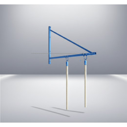 Консоль для канатов и шестов на 2 снаряда - 2 метра вынос